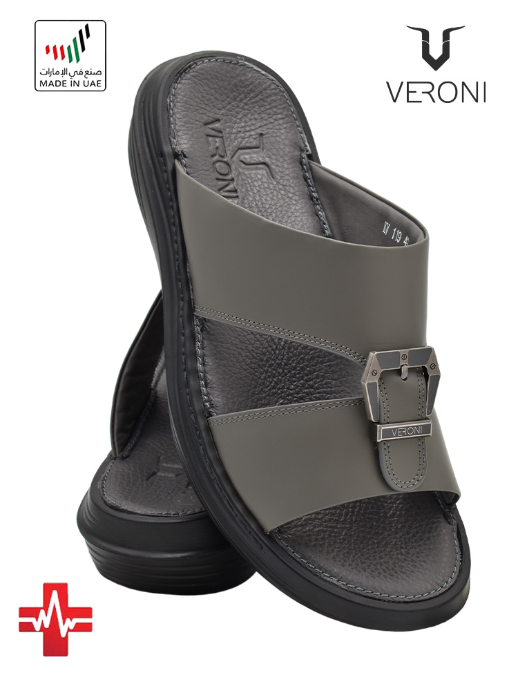 Veroni-[V384]-KV-119-Grey-Gents-Sandal-6
