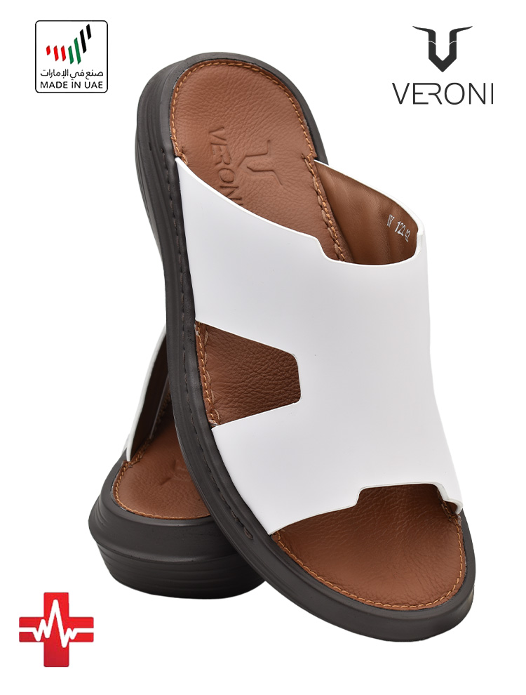 Veroni-[V386]-KV-122-White-Gents-Sandal-6