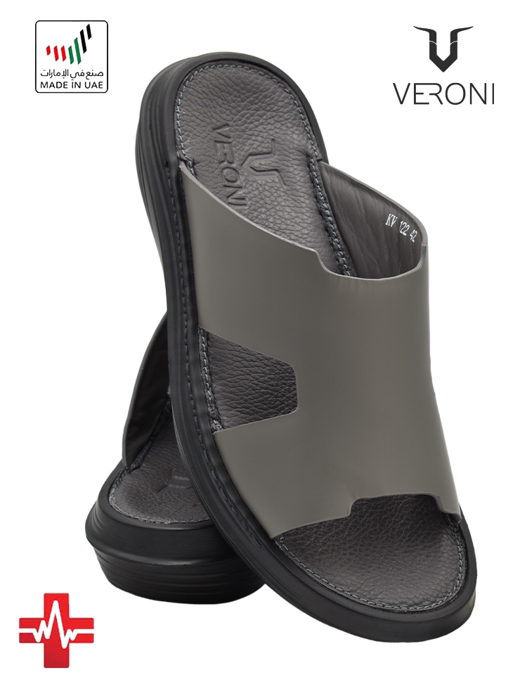 Veroni [V388] KV-122 Grey Gents Sandal