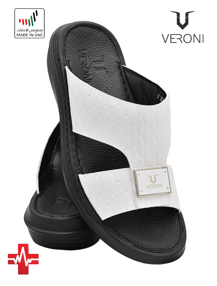 Veroni-[V390]-KV-124-White-Gents-Sandal-6