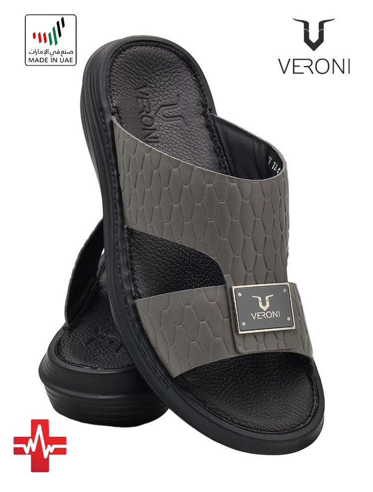 Veroni-[V392]-KV-124-Grey-Gents-Sandal-6