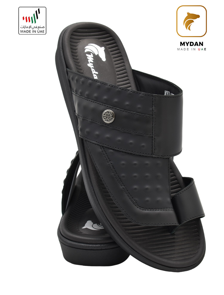 Mydan-[MD120]-MYD-127-Full Black-Gents-Sandal-6