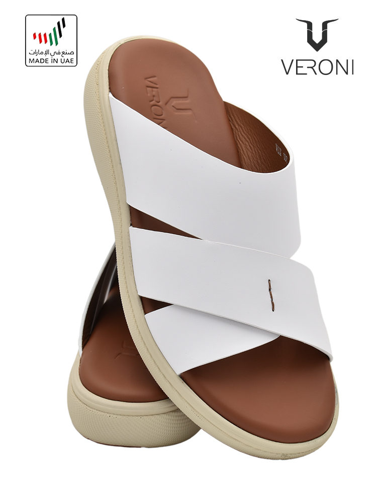 Veroni [V398] VHT-107 White Gents Sandal