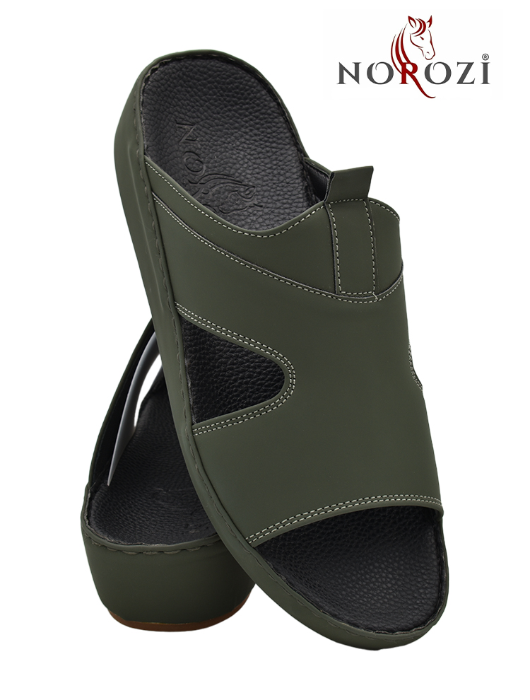 Norozi-[NR67]-071-Olive-Gents-Sandal-6