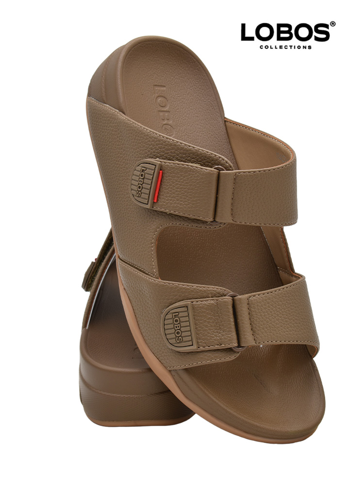 LOBOS-[OB13]-11AD1-5-Khaki-Gents-Sandal-6