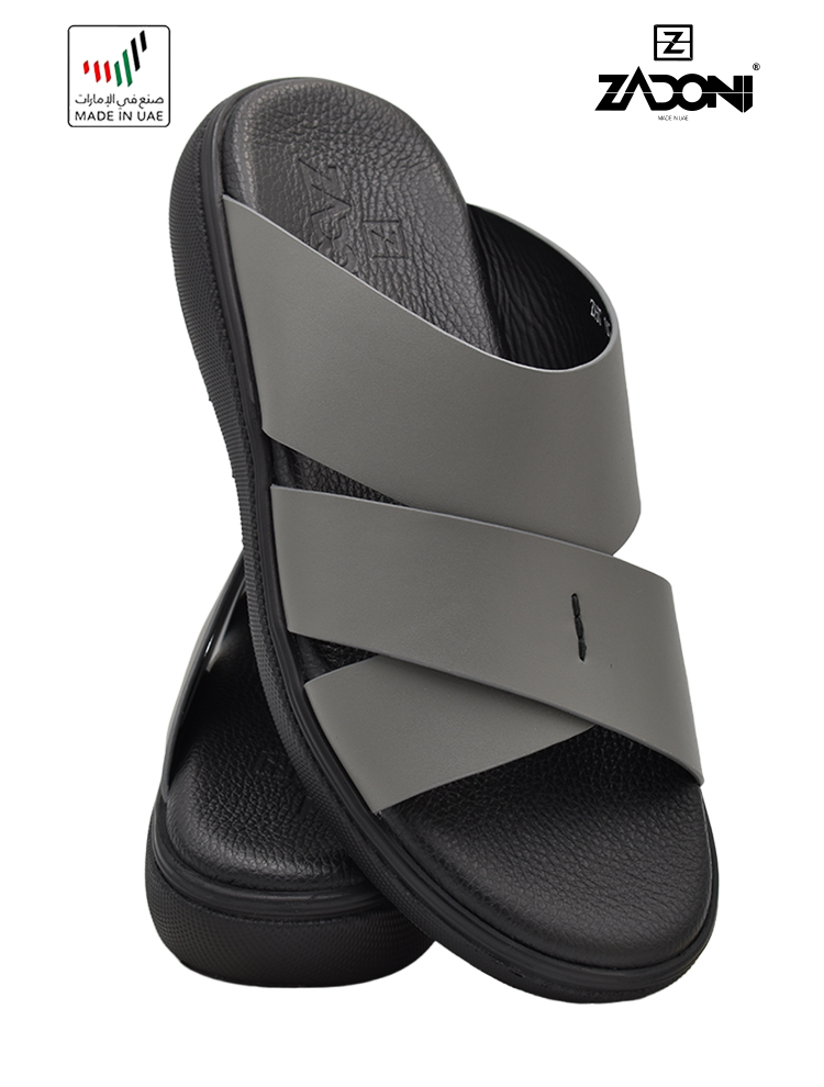 ZADONI [ZA20] ZHT-107 Grey Gents Sandal