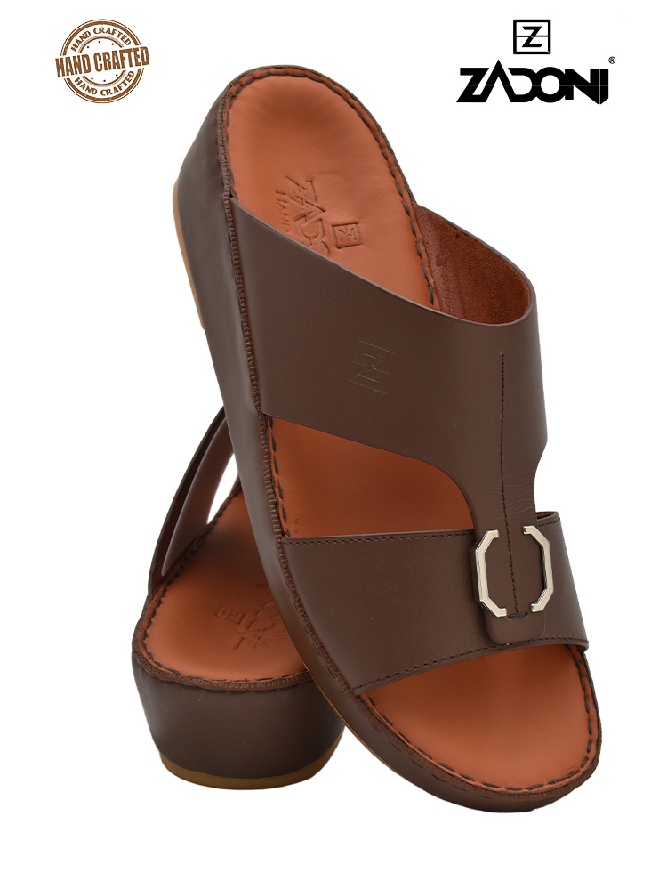 ZADONI [ZA29] 742 Brown Gents Sandal