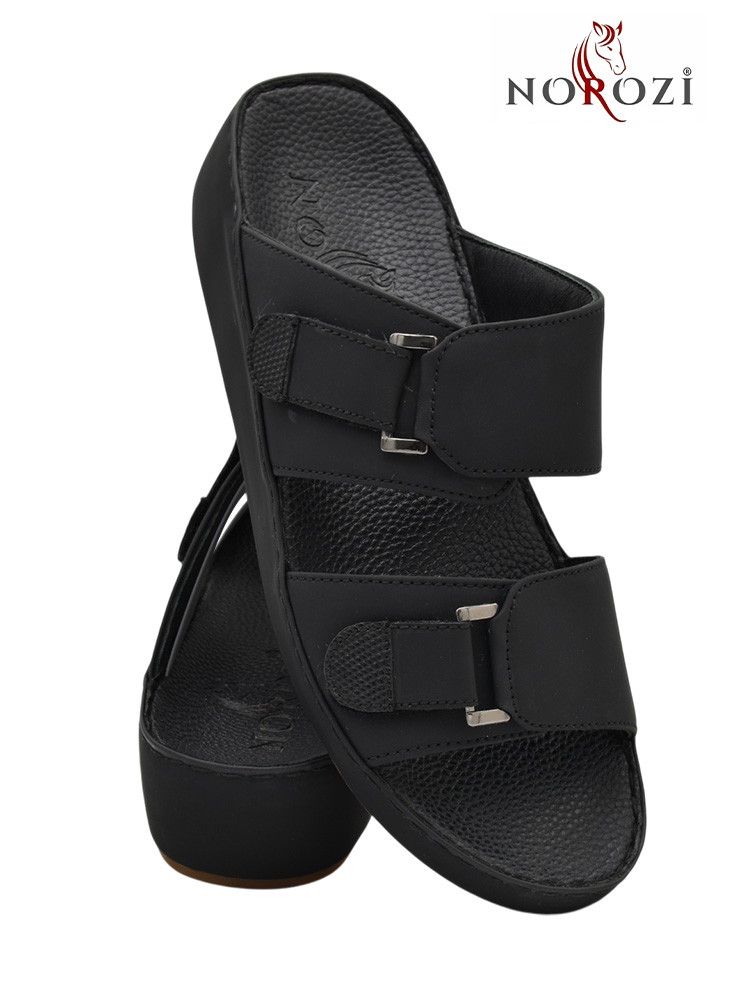 Norozi-[NR77]-072-Full-Black-Gents-Sandal-6