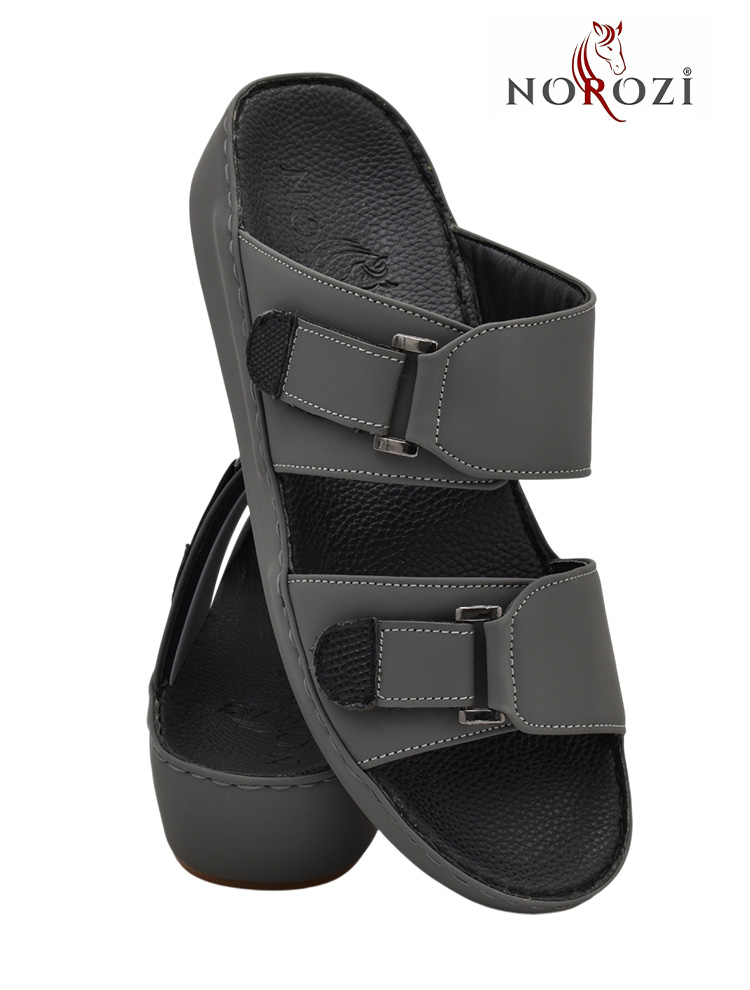 Norozi-[NR78]-072-Grey-Gents-Sandal-6