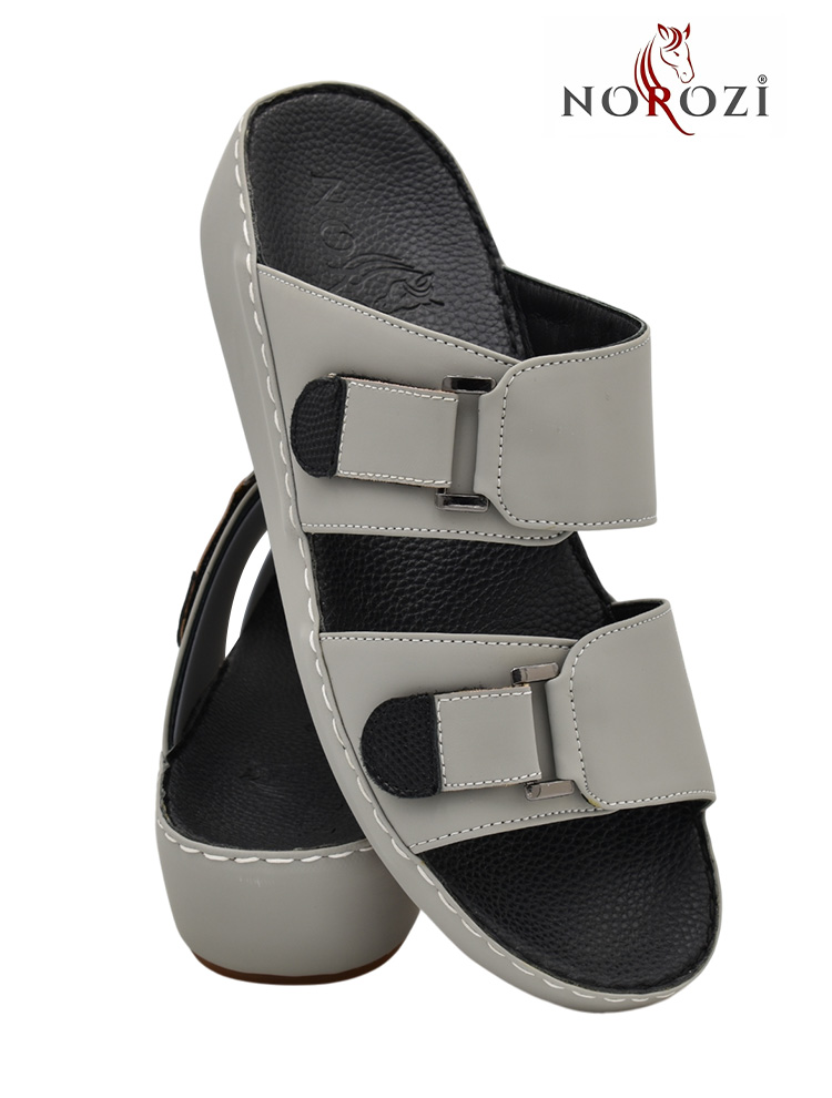 Norozi-[NR79]-072-Light-Grey-Gents-Sandal-6