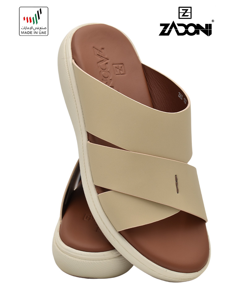 ZADONI [ZA36] ZHT-107 Beige Gents Sandal