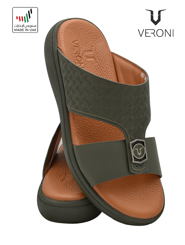 Veroni-[V415]-VHT-164-Olive-Gents-Sandal-6