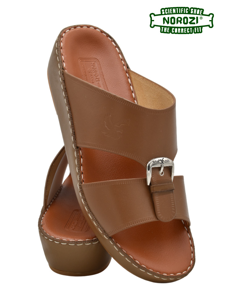 Norozi [NR83] 022 Light Brown Gents Sandal