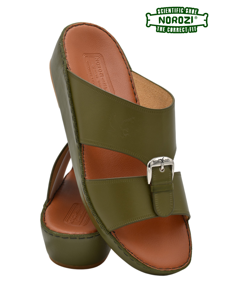 Norozi [NR85] 022 Olive Gents Sandal