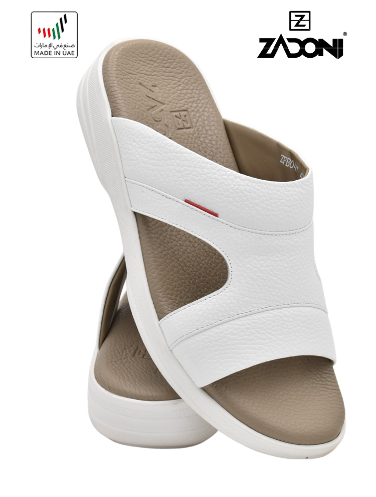 ZADONI-[ZA41]-ZFB0417-White-Gents-Sandal-6