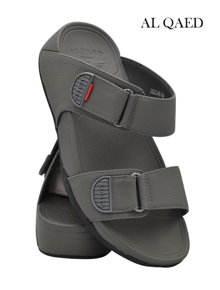 Al Qaed-[Q30]-26034B-Grey-Boys-Sandal-25