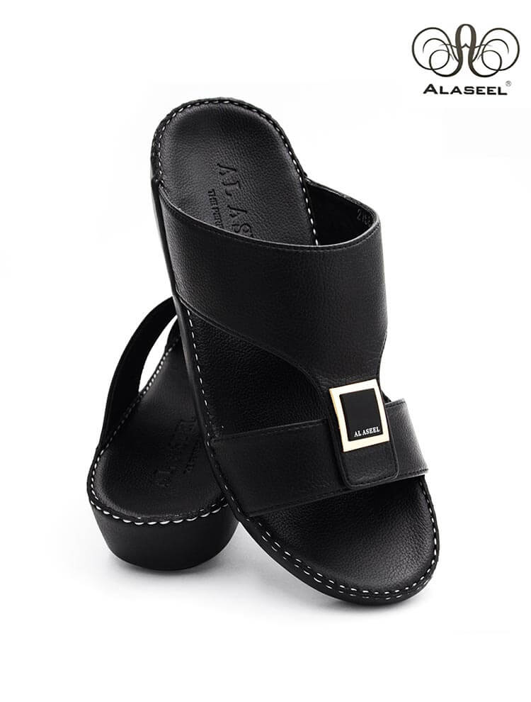 Al-Aseel-2168-Full-Black-Gents-Sandal-6