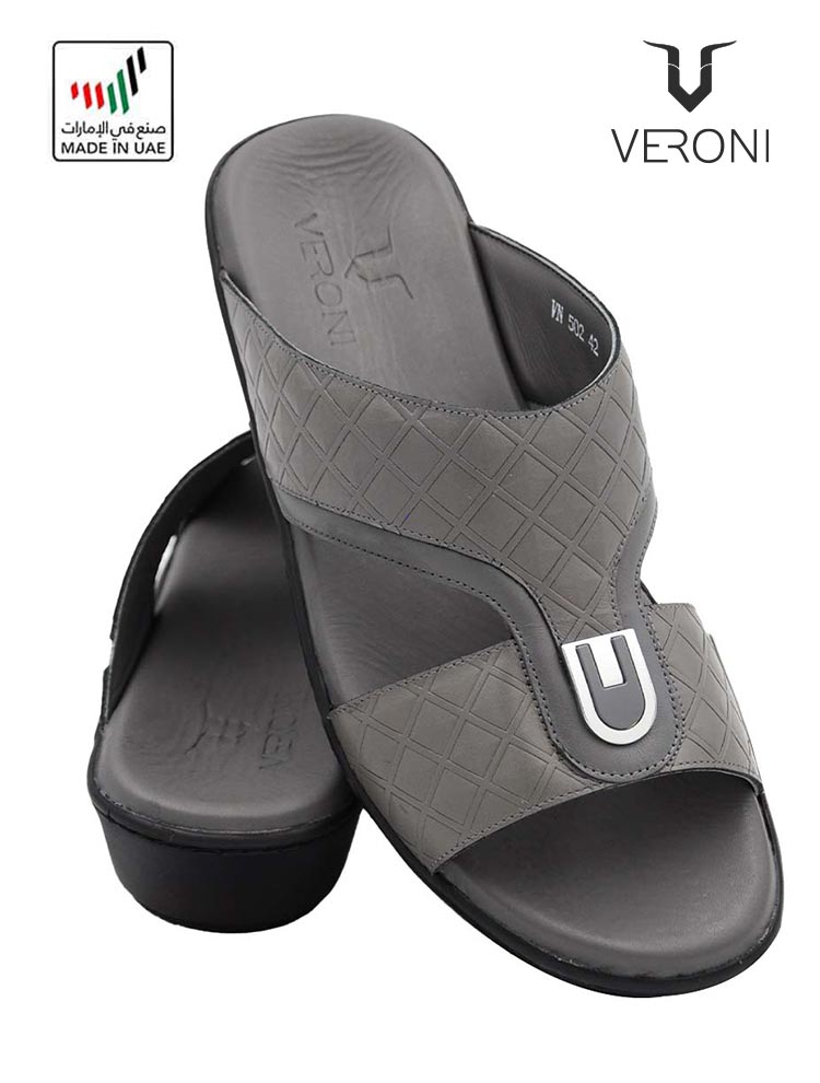 Veroni-[V21]-502-Light-Grey-Gents-Sandal-6