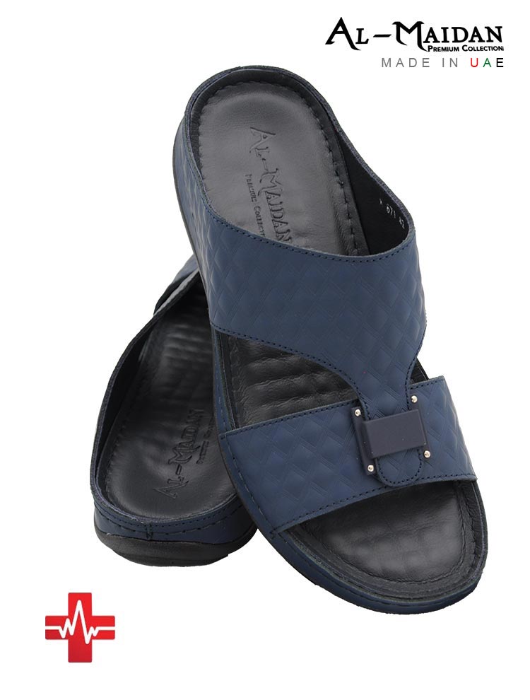 Al-Maidan-[MY3]-K671-Medical-Blue-Black-Gents-Sandal-6