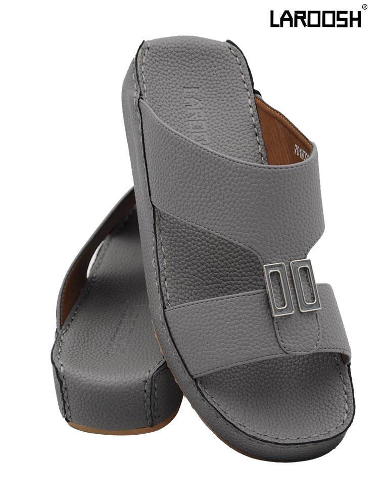 Laroosh [LR17] M023 Full Grey Gents Sandal