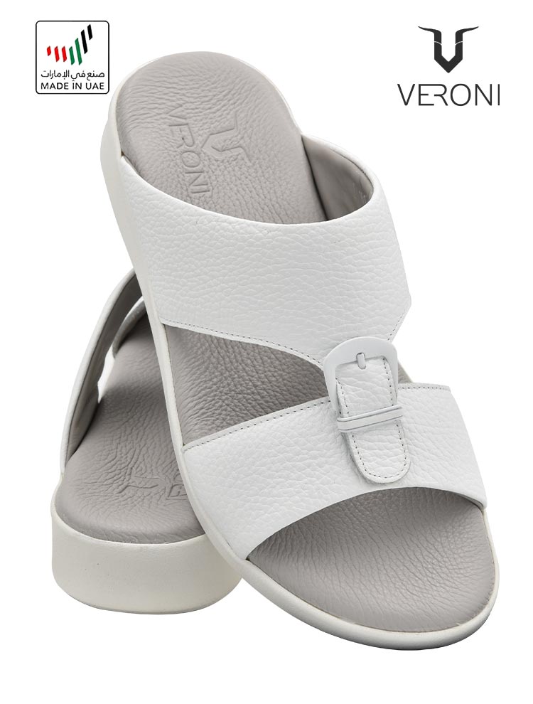 Veroni-[V99]-1612-54-White-Grey-Gents-Sandal-6