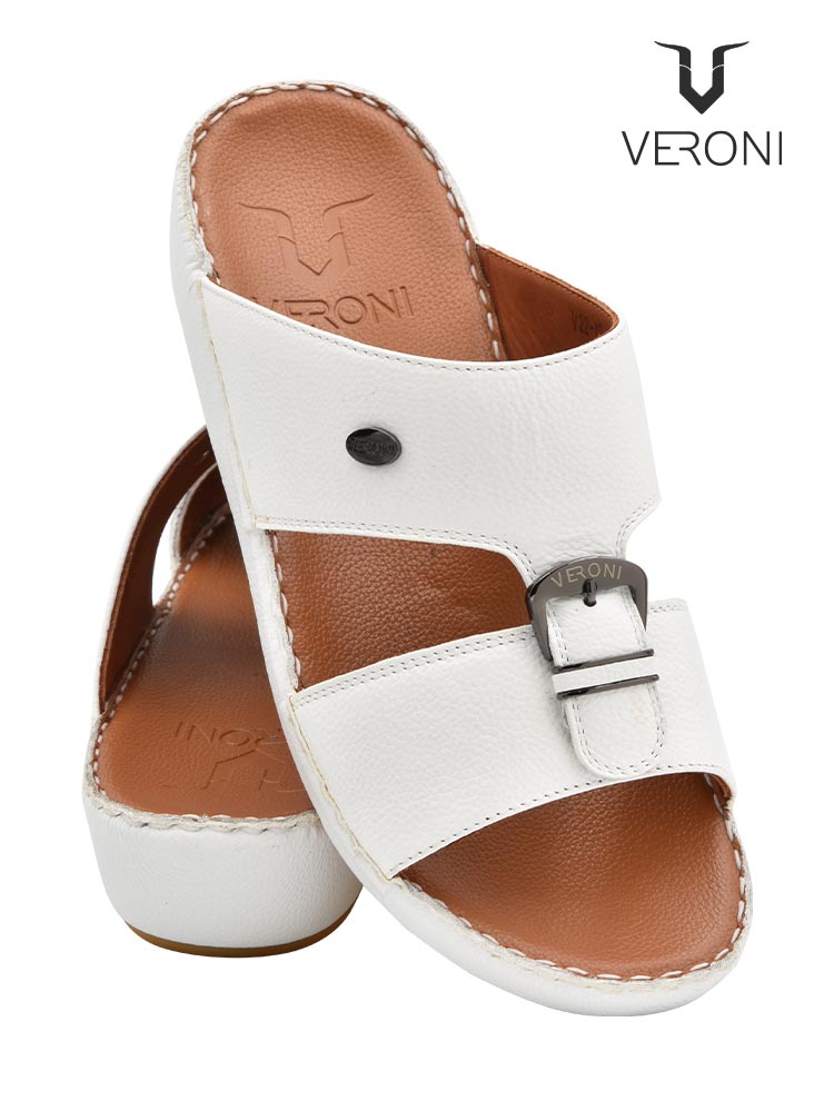 Veroni-[VN50]-V22-12-White-Tan-Gents-Sandal-6