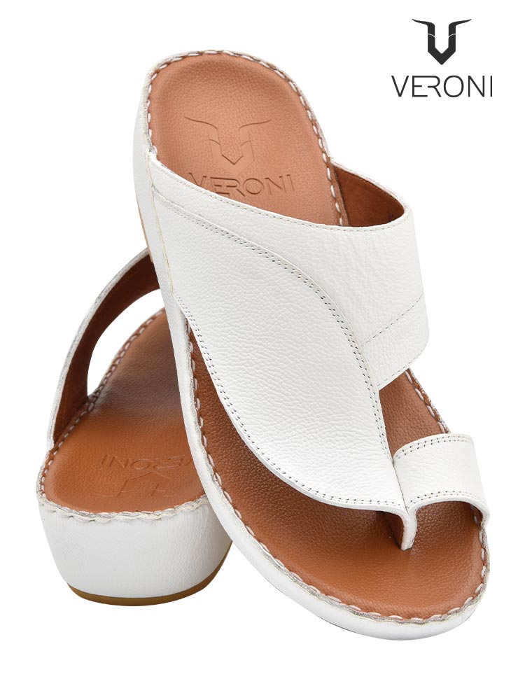 Veroni-[VN69]-V22-36-White-Tan-Gents-Sandal-6