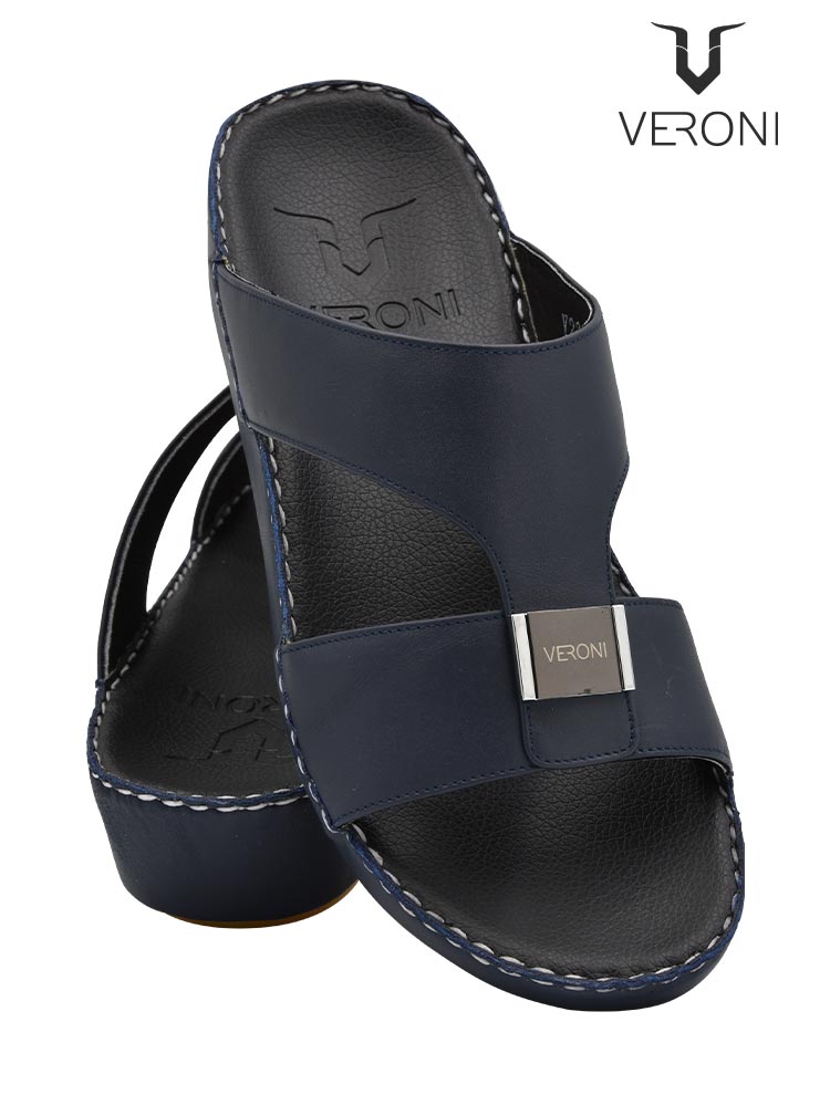 Veroni-[VN86]-V22-37-Blue-Black-Gents-Sandal-6