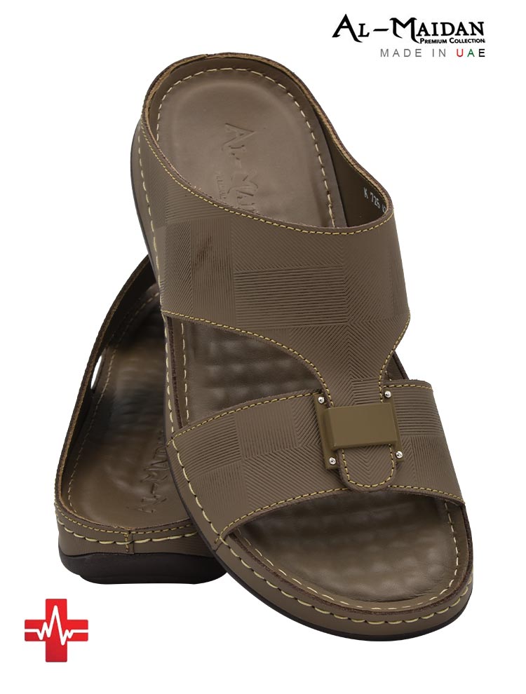 Al Maidan [MY19] K725 Medical Brown Gents Sandal