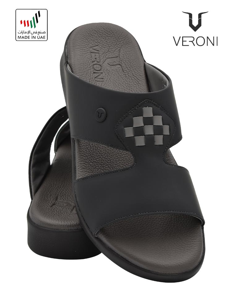 Veroni [V175] 1612-106 Black Gents Sandal