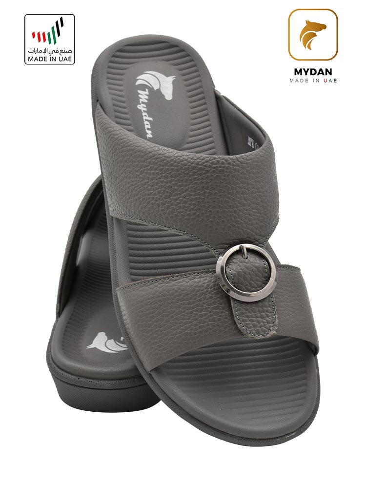 Mydan [MD3] MYD09 Grey Gents Sandal