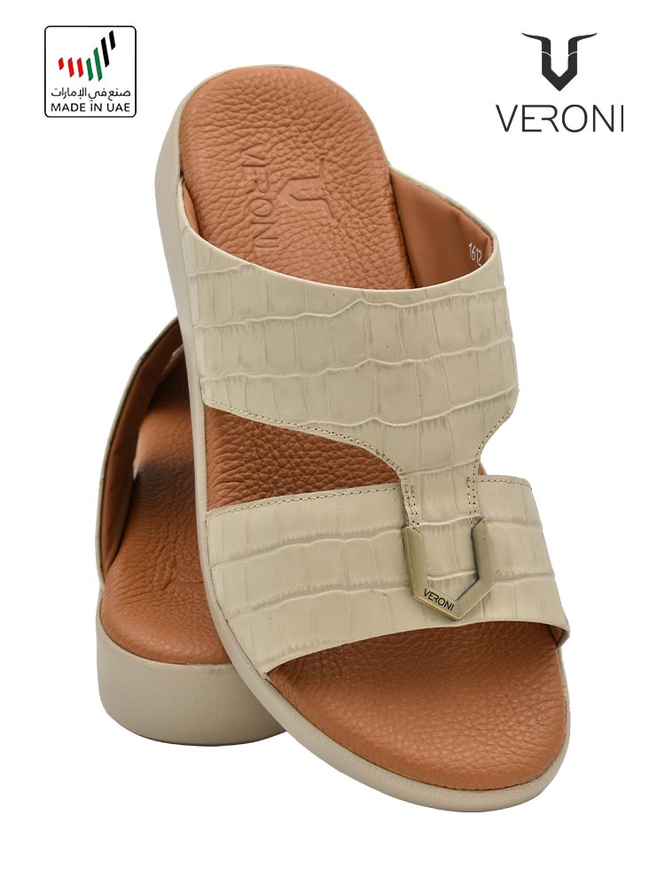 Veroni-[V219]-1612-113-Cream-Gents-Sandal-6