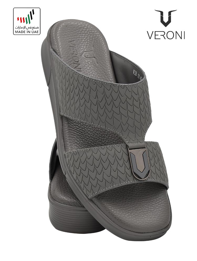 Veroni [V278] VIB-11 Grey Gents Sandal