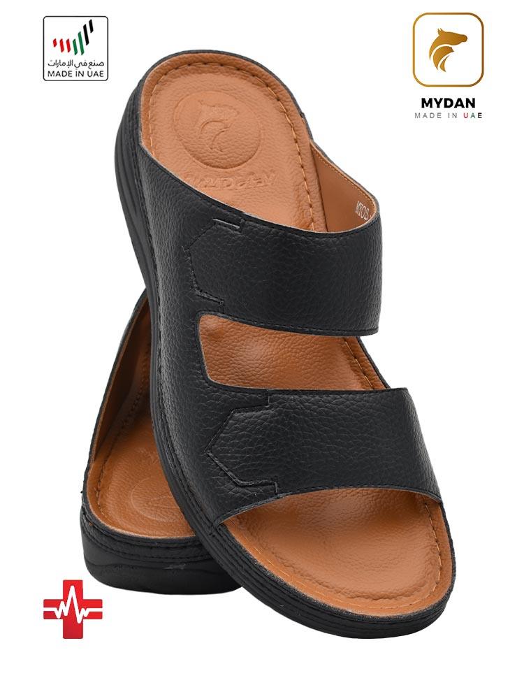 Mydan [MD51] MYOS-123 Black Gents Sandal