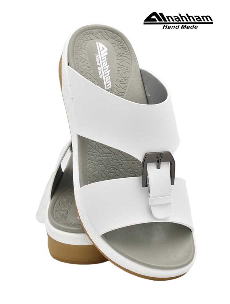 Al Nahham [NH9] 1004 White Gents Sandal