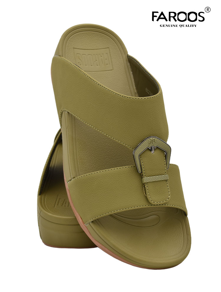 Faroos [FR44] M043 Olive Gents Sandal