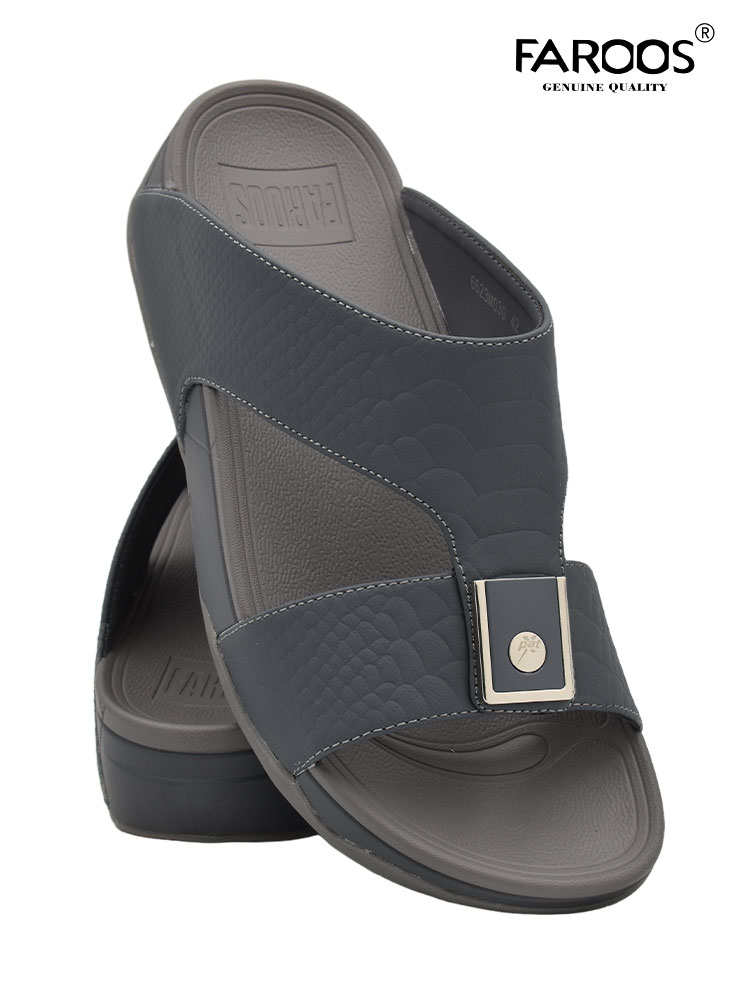 Faroos [FR55] M030 Grey Gents Sandal