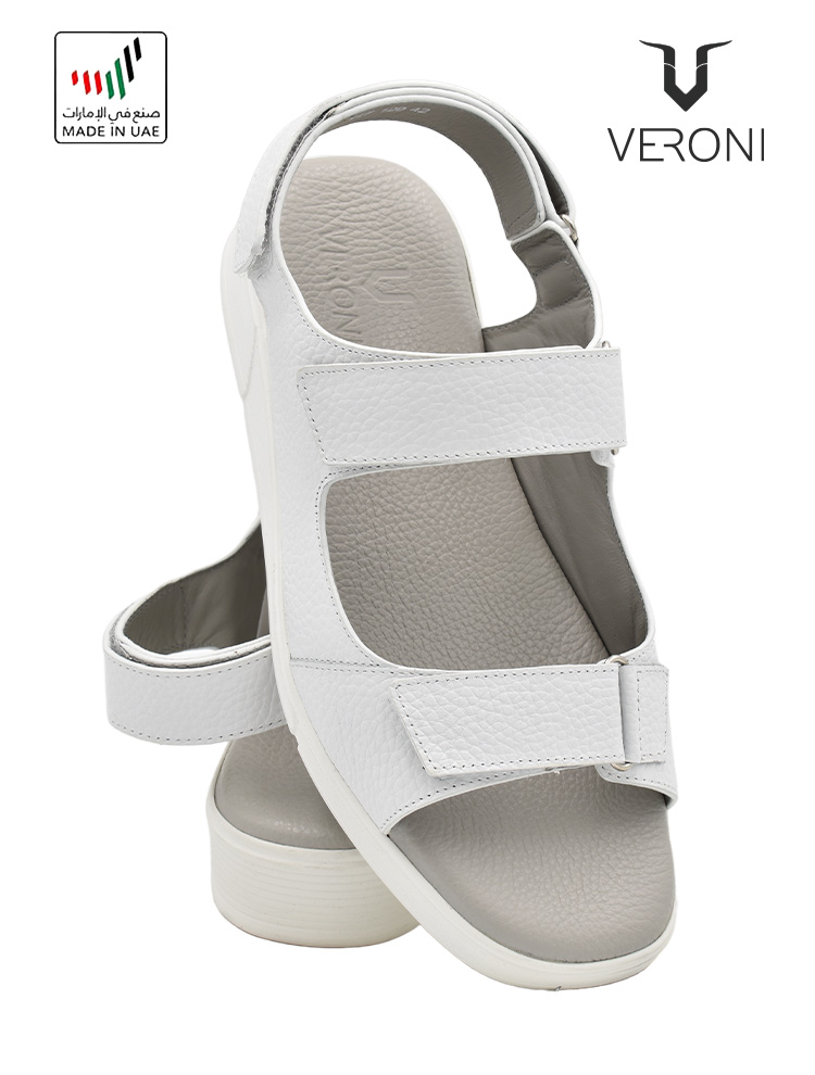 Veroni [V317] VIB-129 White Gents Sandal
