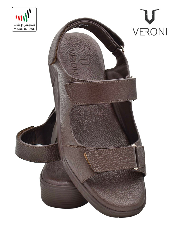 Veroni [V320] VIB-129 Brown Gents Sandal