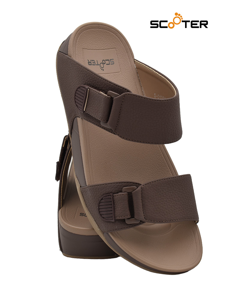 Scooter-[S4]-1001-Brown-Gents-Sandal-6