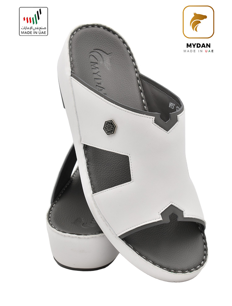 Mydan-[MD97]-MYS-122-White-Gents-Sandal-6