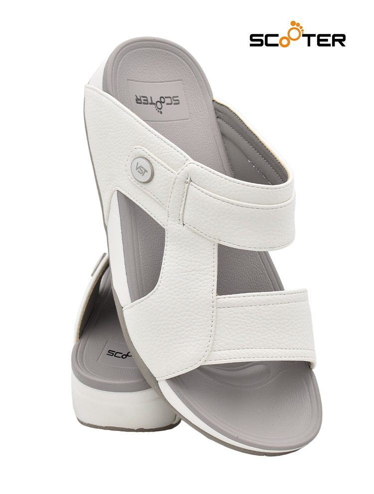 Scooter [S16] 1002 White Gents Sandal