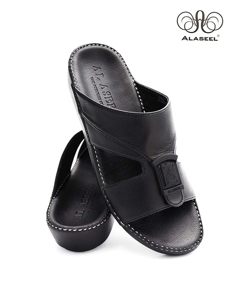 Al-Aseel-2166-Full-Black-Gents-Sandal-6