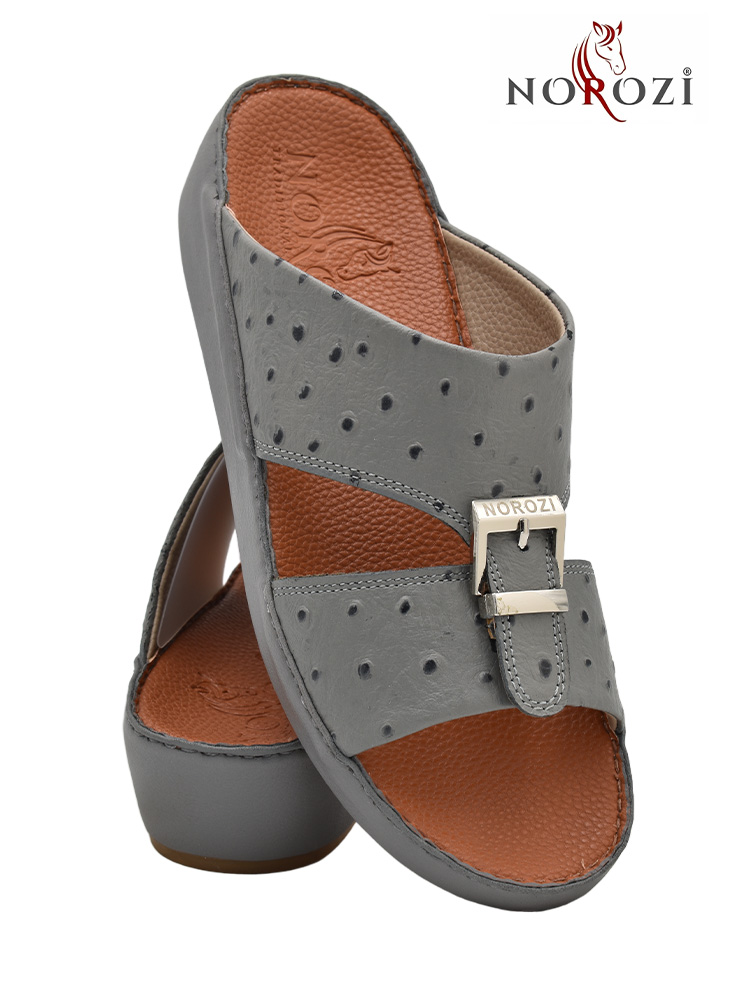 Norozi [NR12] 007 Grey Gents Sandal