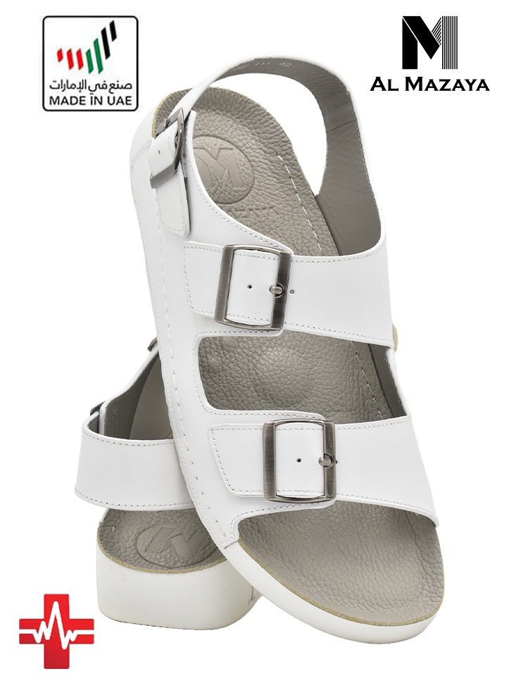 Al Mazaya [MZ36] AM111 White Gents Sandal