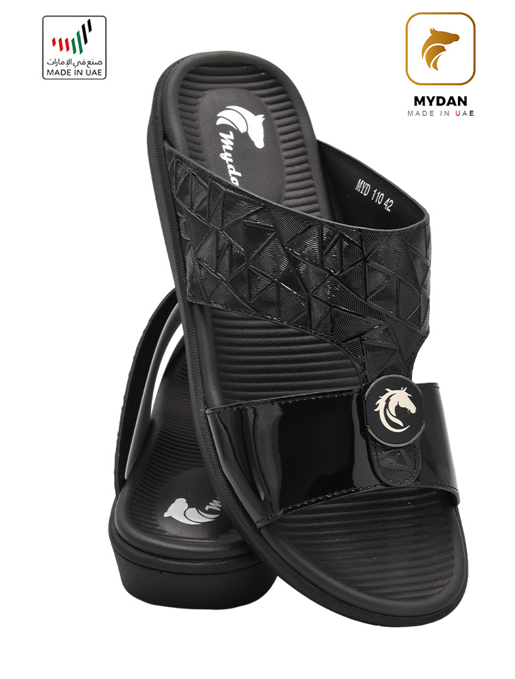 Mydan-[MD111]-MYD-110-Black-Gents-Sandal-6