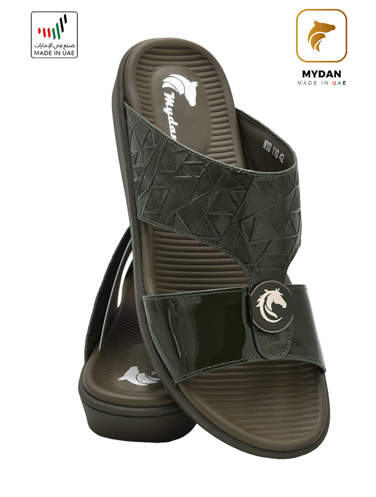 Mydan [MD114] MYD-110 Olive Gents Sandal