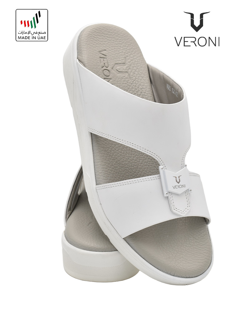 Veroni [V332] VMS-120 White Gents Sandal