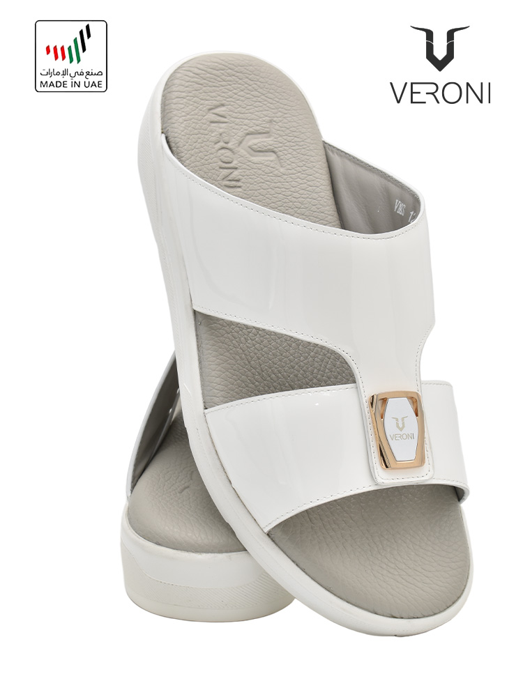Veroni [V344] VMS-125 White Gents Sandal
