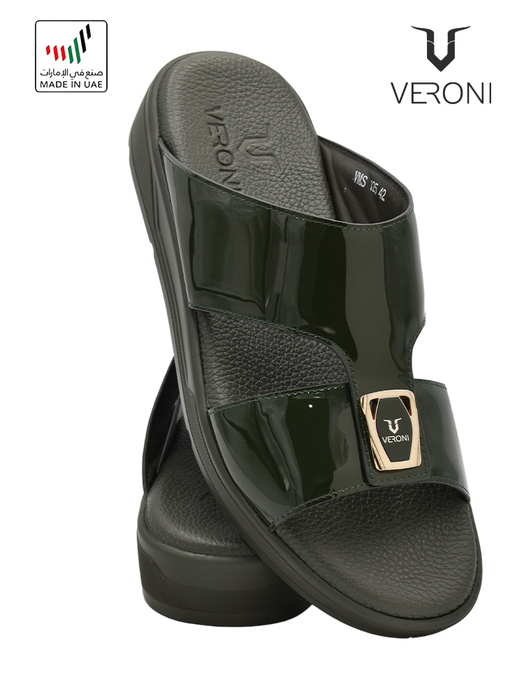 Veroni [V346] VMS-125 Olive Gents Sandal
